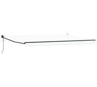 vidaXL Store coulissant blanc 500 x 300 x 165 cm