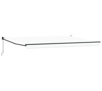 vidaXL Store coulissant blanc 500 x 300 x 165 cm