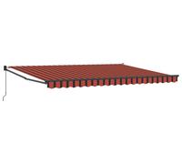 vidaXL Auvent orange et marron 450 x 300 x 165 cm