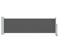 vidaXL, store de balcon, 80 x 300 cm, 100% polyester, fer, acier, forme rectangulaire
