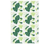 vidaXL Store de douche - Motif feuille verte