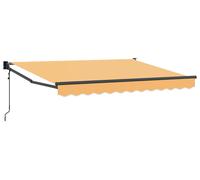 vidaXL Store de jardin couleur sable 3 x 2,5 m en polyester et métal