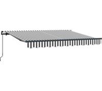 vidaXL, store enroulable anthracite, 250 x 200 cm, tissu