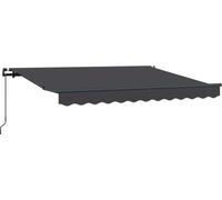 vidaXL, store enroulable anthracite, 300 x 200 cm, tissu
