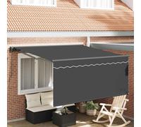 vidaXL, store enroulable anthracite, 300 x 250 cm