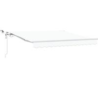 vidaXL, store enroulable blanc, 350 x 250 cm, polyester