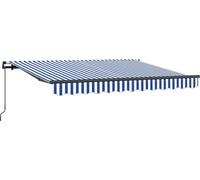 vidaXL Store rétractable bleu 250 x 200 cm Tissu