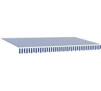 vidaXL, store enroulable bleu, 350 x 200 cm, tissu