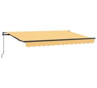 vidaXL, store enroulable, couleur sable, 3,5 x 2 m, tissu