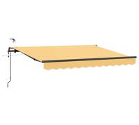 vidaXL, store enroulable, couleur sable, 450 x 300 cm, polyester