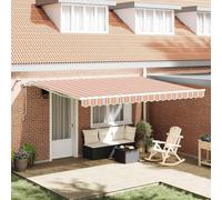 vidaXL, store enroulable, multicolore, 450 x 350 cm, polyester