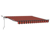 Tissu pour store vidaXL orange et marron, 300 x 250 cm, polyester