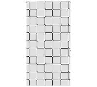 vidaXL Store enrouleur de douche 130 x 240 cm - largeur du tissu 126 cm