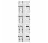 vidaXL Store enrouleur de douche 60x240 cm largeur du tissu 56 cm