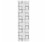 vidaXL Store Enrouleur de Douche 80x240 cm Largeur du Tissu 76 cm