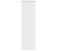 vidaXL Store enrouleur de douche avec cassette – largeur du tissu 76 cm – Blanc