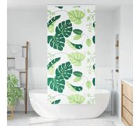 vidaXL Store Enrouleur de Douche avec Cassette Largeur du Tissu 86 cm
