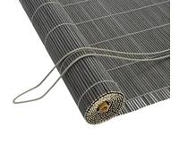 vidaXL Store enrouleur Bambou gris 130 x 220 cm – Moderne, contrôle de la lumière
