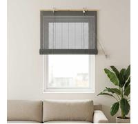 vidaXL Store Enrouleur Gris 60 x 160 cm Bambou