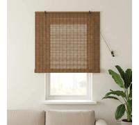 vidaXL Store enrouleur Marron 160 x 160 cm Bambou