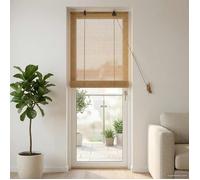 Vidaxl Store Enrouleur Marron 40 X 220 Cm Bambou