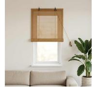 vidaXL Store enrouleur Marron 50 x 160 cm Bambou 42039779