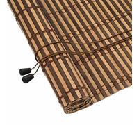 vidaXL Store Enrouleur Marron 70 x 160 cm Bambou, Stores de Salon, Rideaux roulants Modernes, Ombres en Bambou écolo, Filtre de lumière, Protection UV