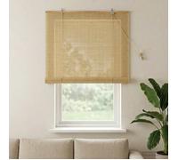 vidaXL Store enrouleur Naturel 100 x 160 cm Bambou 42040565