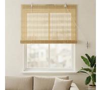 vidaXL Store enrouleur Naturel 90 x 160 cm Bambou