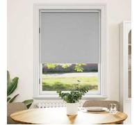 vidaXL Store Enrouleur Occultant 124,4x175 cm Gris Pare-Vue Tamisant Pare-Soleil