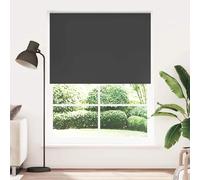 vidaXL Store enrouleur occultant 144,4 x 230 cm Noir Fenêtre Chambre à Coucher
