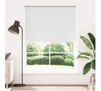 vidaXL Store Enrouleur Occultant 144,4x230 cm Blanc Fenêtre Chambre à Coucher