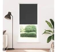 vidaXL Store enrouleur occultant 84,4 x 230 cm, largeur du tissu 80 cm, noir