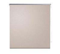vidaXL Store Enrouleur Occultant Beige Fenêtre Pare-vue Pare-soleil Chambre 240125
