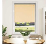 vidaXL Store Enrouleur Occultant Beige Fenêtre Pare-vue Pare-soleil Chambre 240125