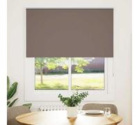 Vidaxl Store Enrouleur Occultant Café 140x175cm Largeur Du Tissu