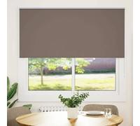 Vidaxl Store Enrouleur Occultant Café 160x150cm Largeur Du Tissu
