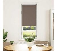 vidaXL Store enrouleur occultant café 50x175cm largeur du tissu 45,7cm, store de jour et de nuit, store de cuisine, store 4011014 Or
