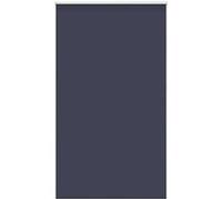 vidaXL Store enrouleur occultant largeur du tissu 126,6 cm polyester, store de jour et de nuit, store de cuisine, store 4011576 Bleu
