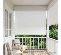 vidaXL Store enrouleur Protection UV Blanc 60 x 230 cm Polyester 42041241