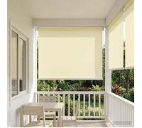 vidaXL Store enrouleur Protection UV Crème 80 x 230 cm Polyester 42041182