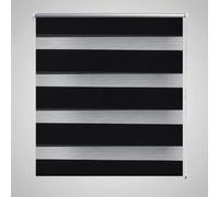 vidaXL Store Enrouleur Tamisant 90x150 cm Noir Store Occultant Fenêtre Maison 240208 Blanc G