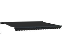vidaXL Store extensible anthracite et gris 400 x 300 cm