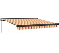 vidaXL Store extensible jaune et orange 300 x 250 cm