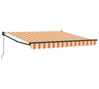 vidaXL Store extensible jaune et orange 350 x 250 x 165 cm