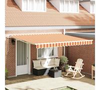 vidaXL Store extensible jaune et orange 400 x 300 cm