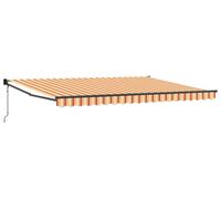 vidaXL Store extensible jaune et orange 450 x 300 x 165 cm