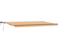 vidaXL Store extensible jaune et orange 600 x 300 cm