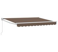 vidaXL Store extensible taupe 3,5 x 2,5 m