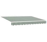 vidaXL Store extensible vert et blanc 300 x 250 cm